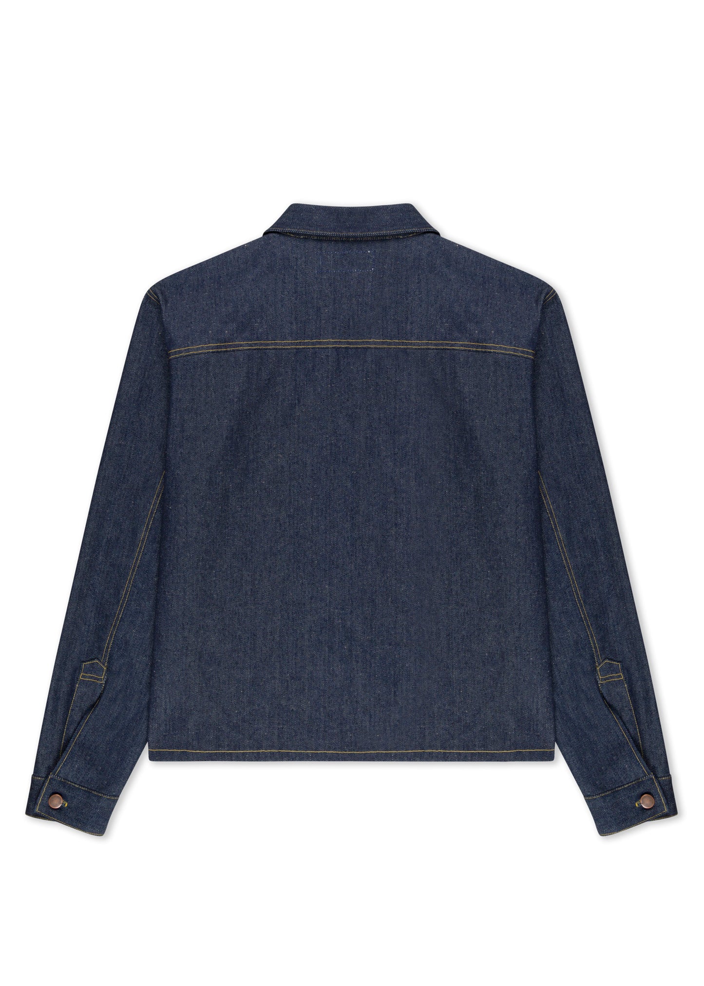 Denim Button-Front Shirt