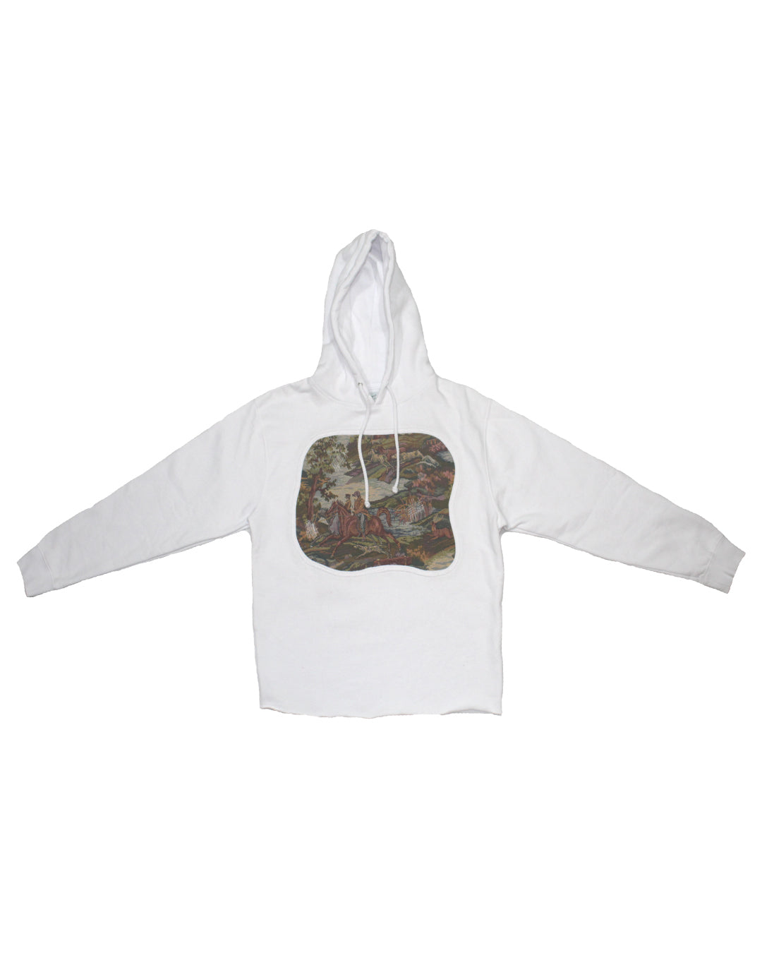 WHITE 'PONY' HOODIE