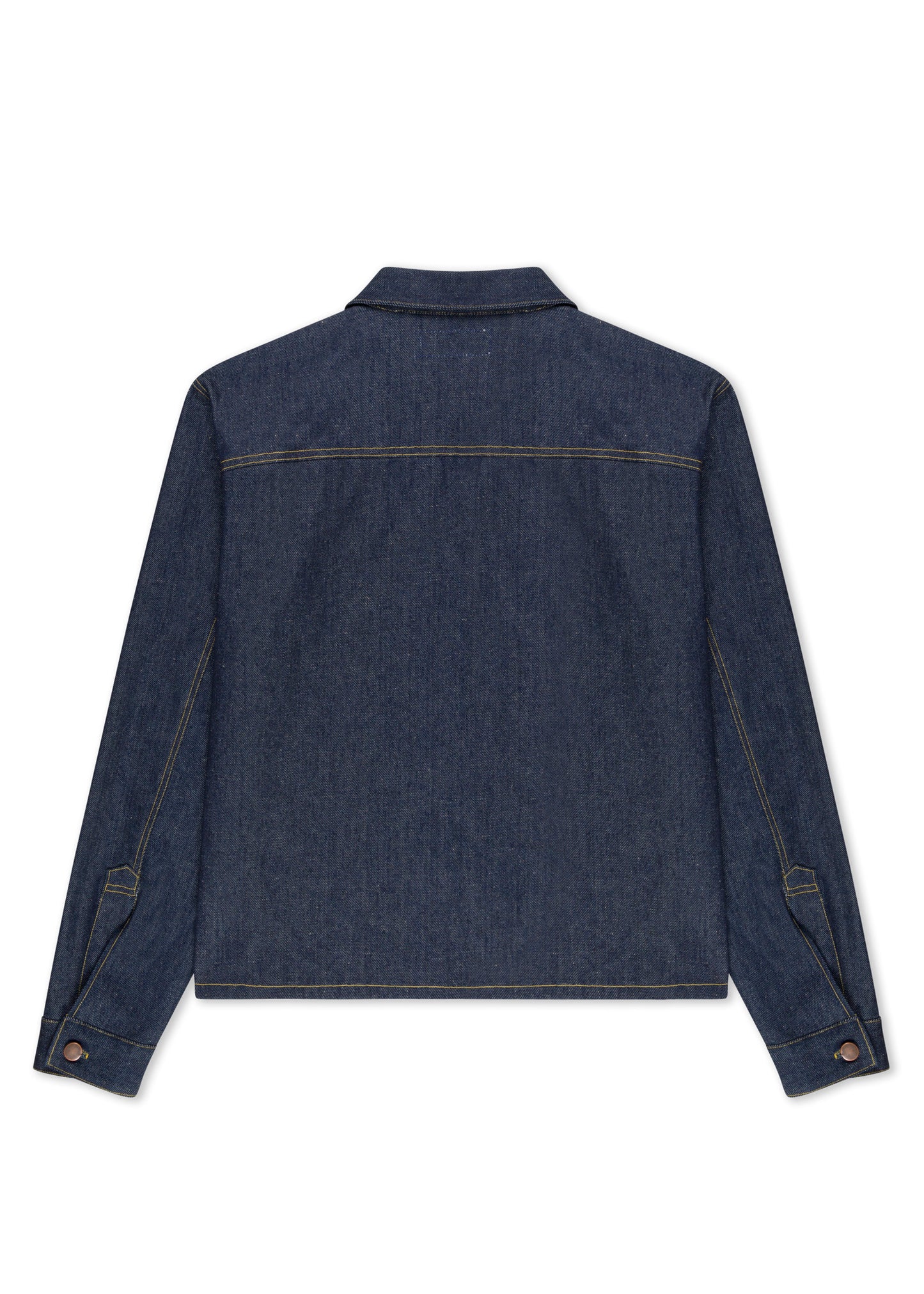 Denim Button-Front Shirt