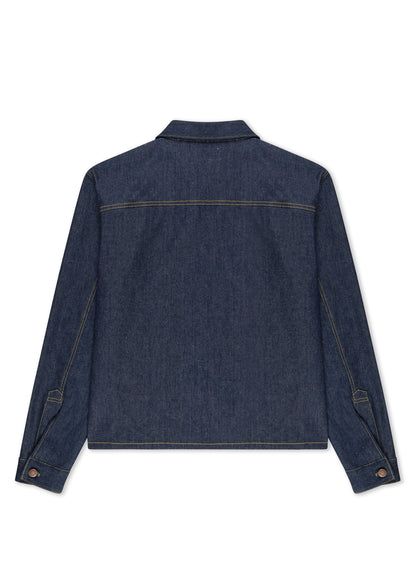 Denim Button-Front Shirt